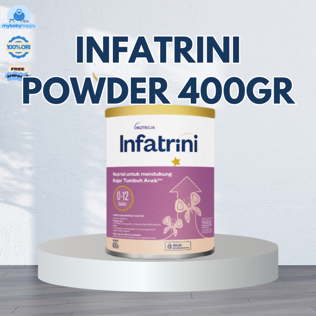 Infatrini Susu Bayi Tinggi Kalori 400g EXP 9/26 - Dukungan Nutrisi Khusus 012