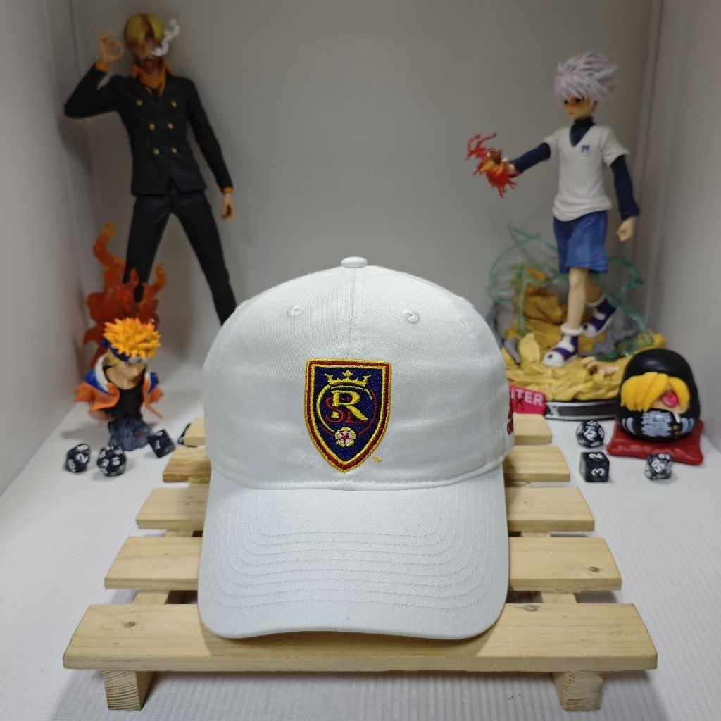 Topi Adidas Real Salt Lake Putih Strapback Logo Bordir MLS