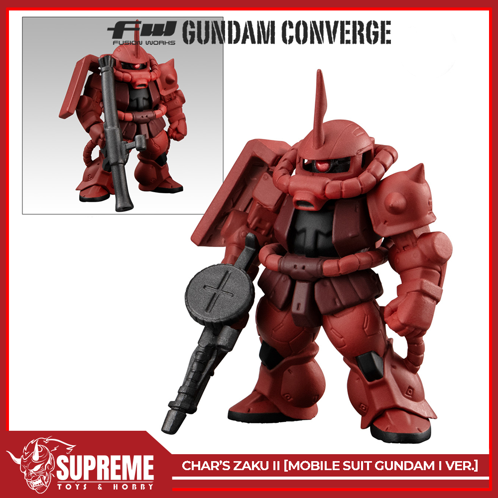 FW Gundam Converge # Movie Visual Selection - MS-06S Char's Zaku II Char Custom