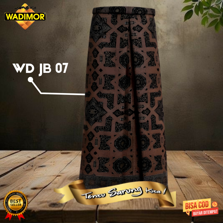 Sarung Wadimor Kain Tenun Polos Hitam Putih – Kain Katun Premium Souvenir & Hadiah