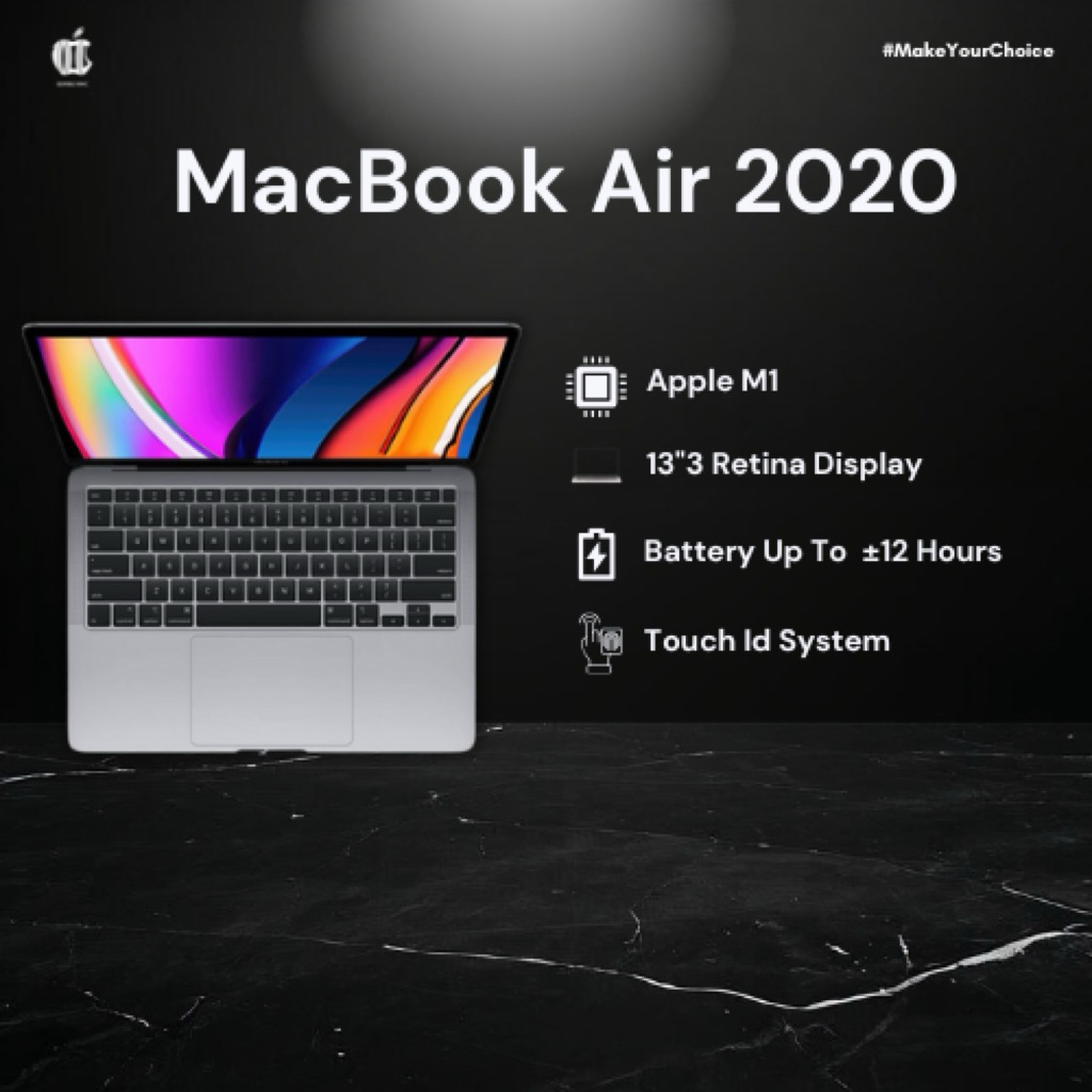 Macbook Air 13-inch M1 2020 Second Bergaransi