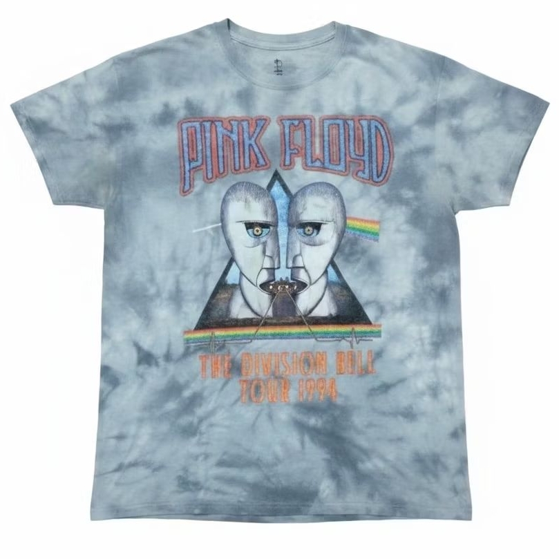PINK FLOYD official tour t-shirt band rock style tie-dye medium ©2020