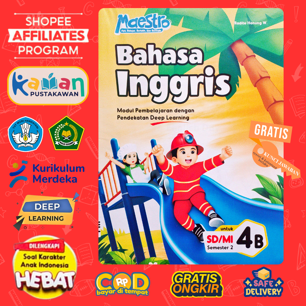Maestro Bahasa Inggris Kelas 4 SD/MI Modul Ajar
