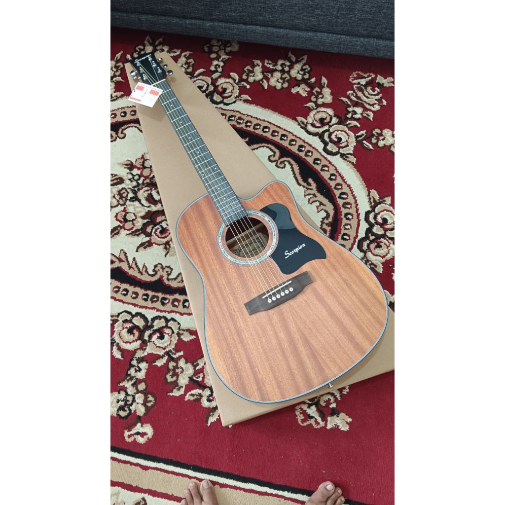 scorpion gitar sa60 akustik