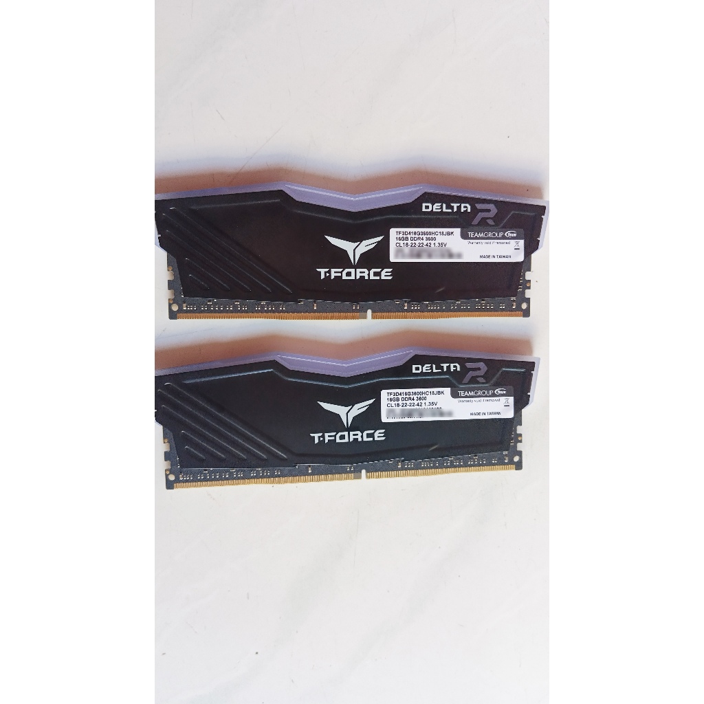 Team T-Force Delta RGB DDR4 32GB (2X16GB) 3600Mhz - Dual Channel