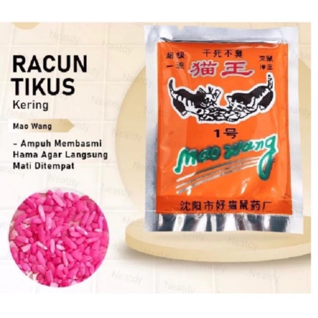 RACUN TIKUS MAO WANG orange MERAH ORIGINAL