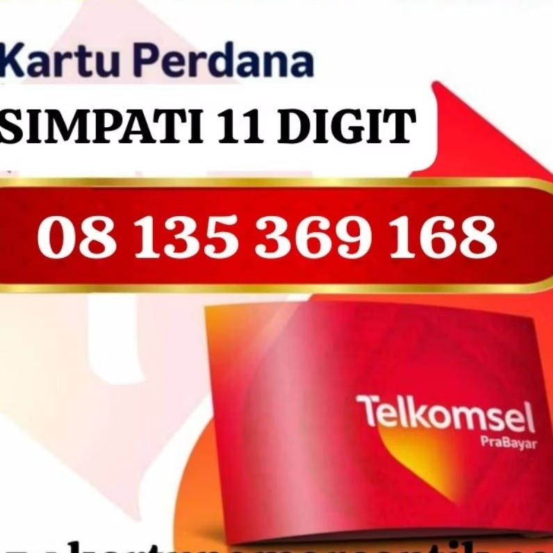 Nomor Cantik SIMPATI 11 Digit 168 / 369 168