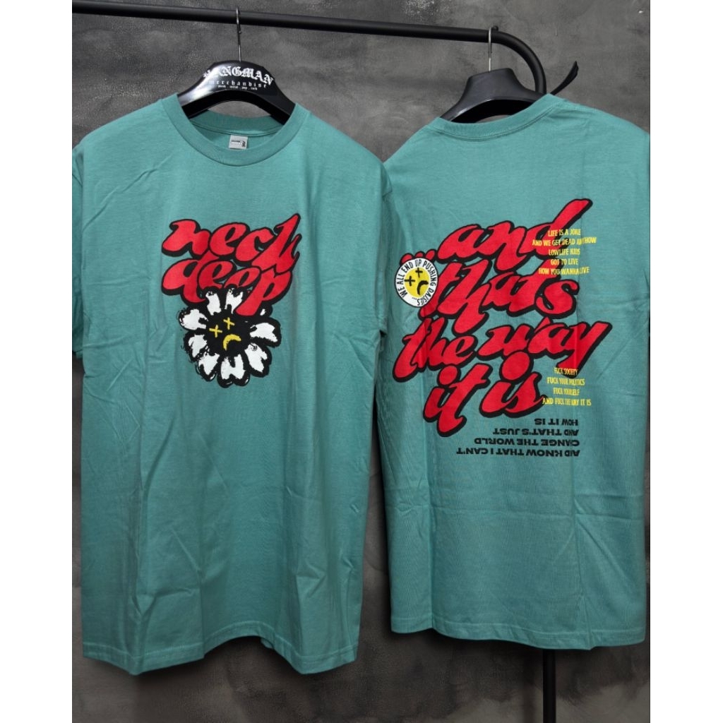 Neck Deep Official - Pushing Daisies Tshirt Kaos Band