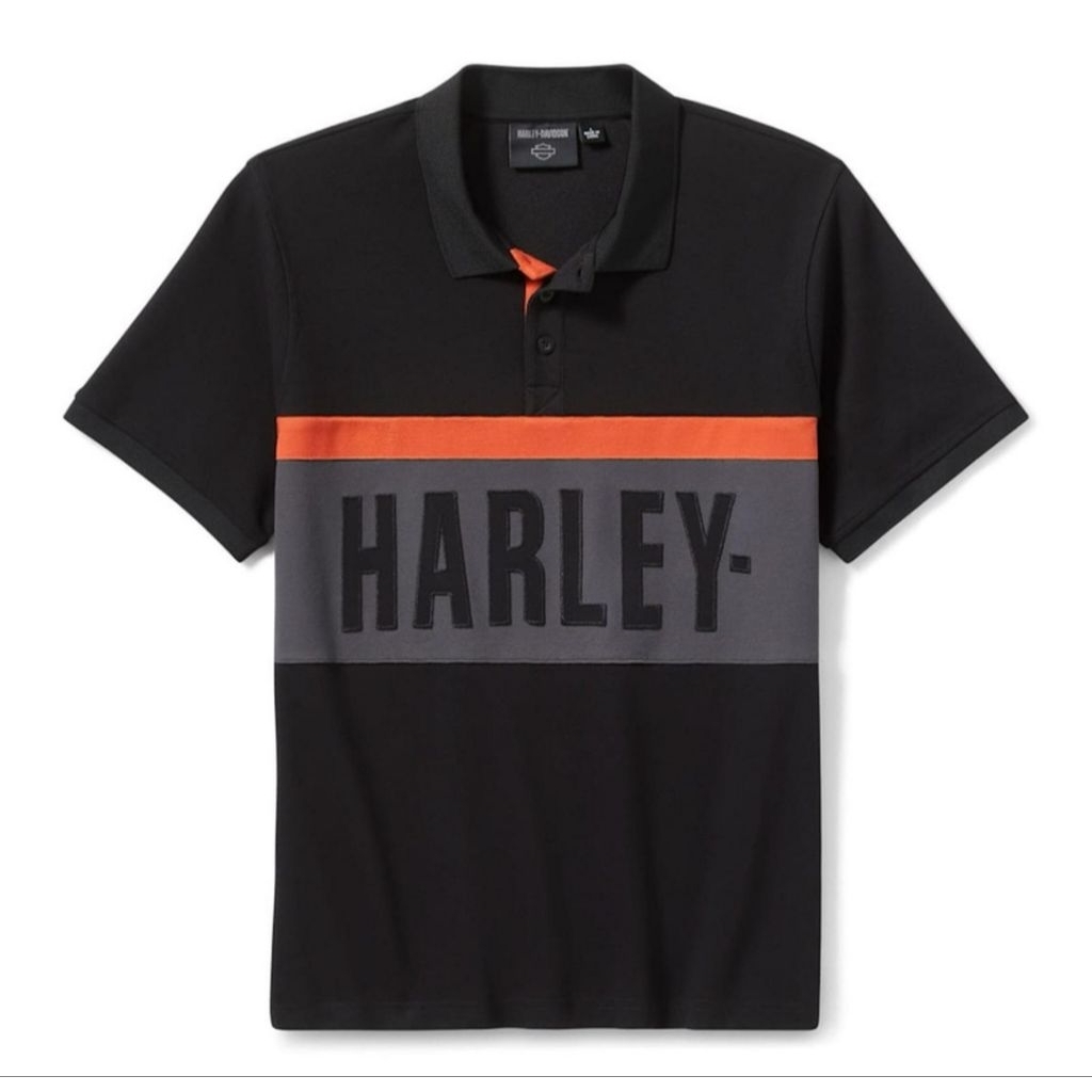 KAOS POLO SHIRT HARLEY-DAVIDSON MEN'S ESSENTIAL COLORBLOCK BLACK ASPHALT
BAJU POLO PRIA | ATASAN PRI