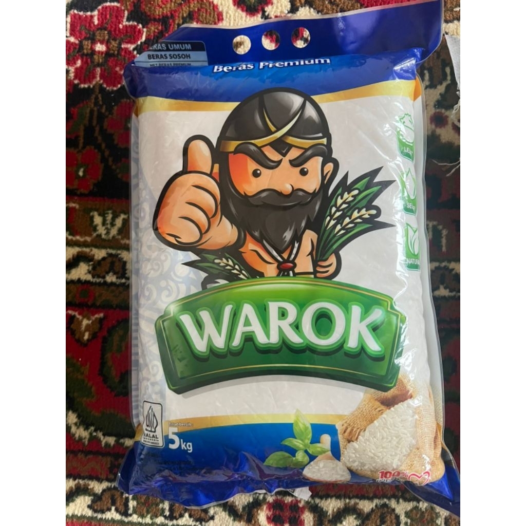 Beras Premium Warok Biru