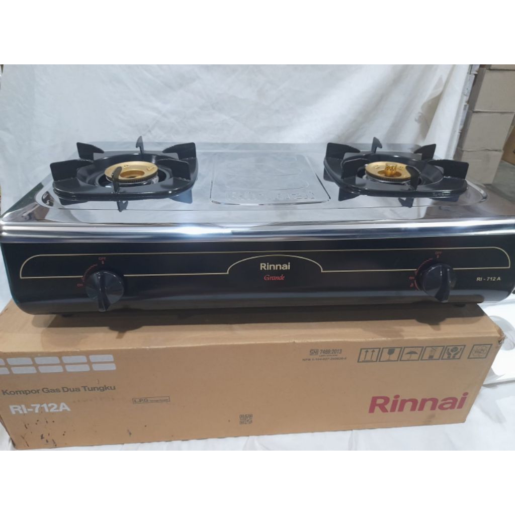 Kompor Gas merk RINNAI 2 tungku RI-712A