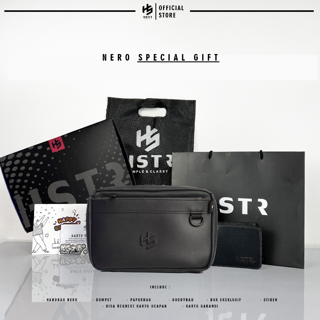HSTR NERO HANDBAG SLINGBAG CLUTCH TAS SELEMPANG PRIA DAN WANITA TAHAN AIR WATERPROOF MURAH