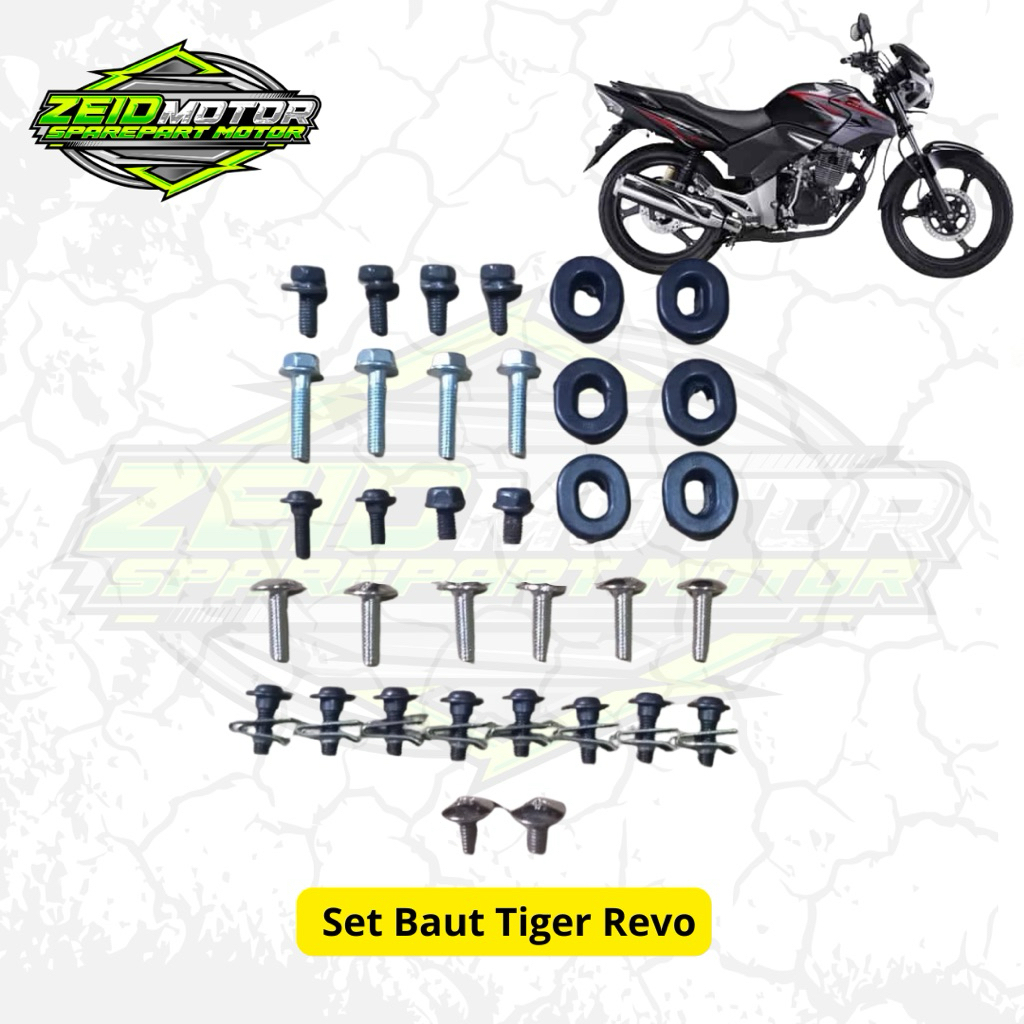 SET BAUD MOTOR TIGER REVO KARET TANGKI TIGER REVO