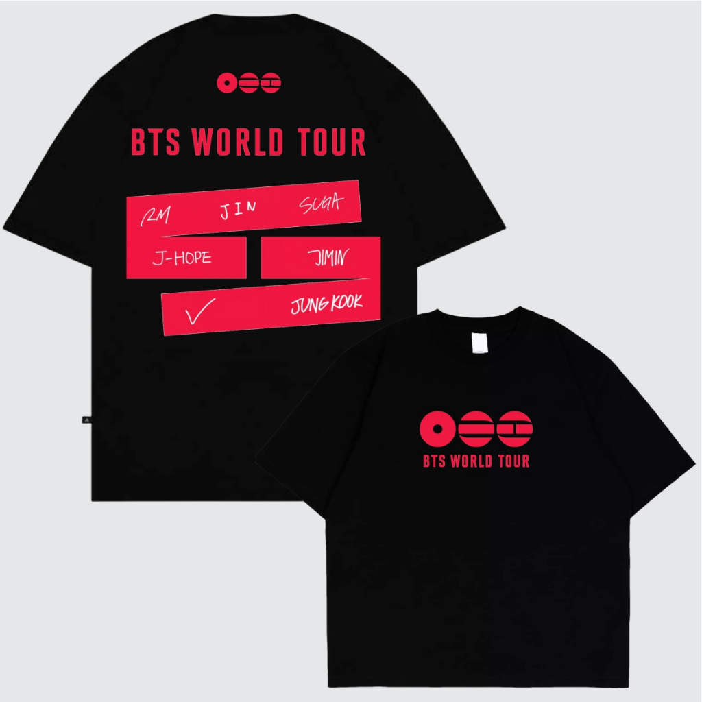 KAOS BTS WORLD TOUR 2026 | KAOS BTS OVERSIZED | T-SHIRT BTS KPOP