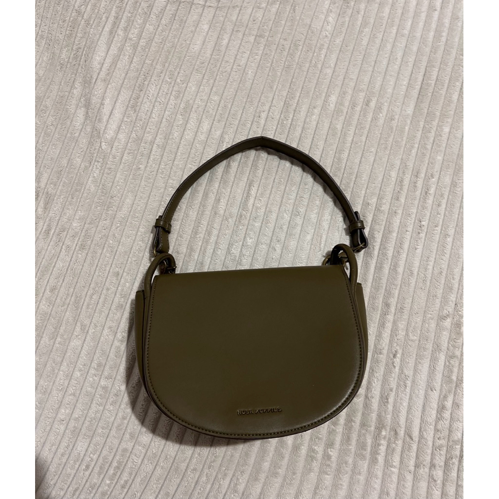 Hush pupies green bag preloved pribadi