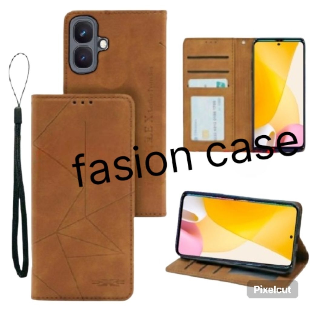 Case Dompet Hp INFINIX SMART 10  Case Dompet Motif Leather Wallet Kulit Casing Dompet Flip Cover Hp