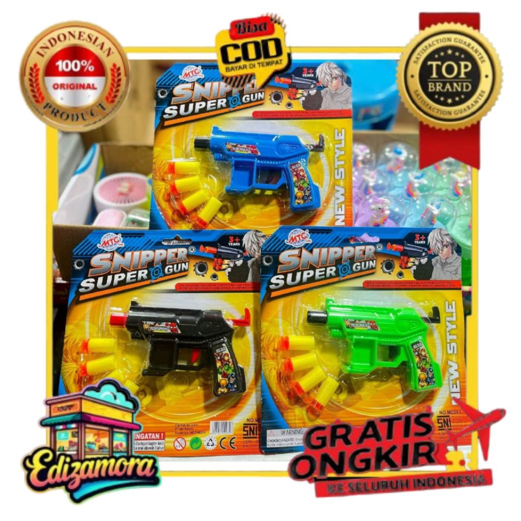 {COD} MAINAN ANAK LAKI-LAKI SNIPER PELURU BUSA BANYAK WARNA