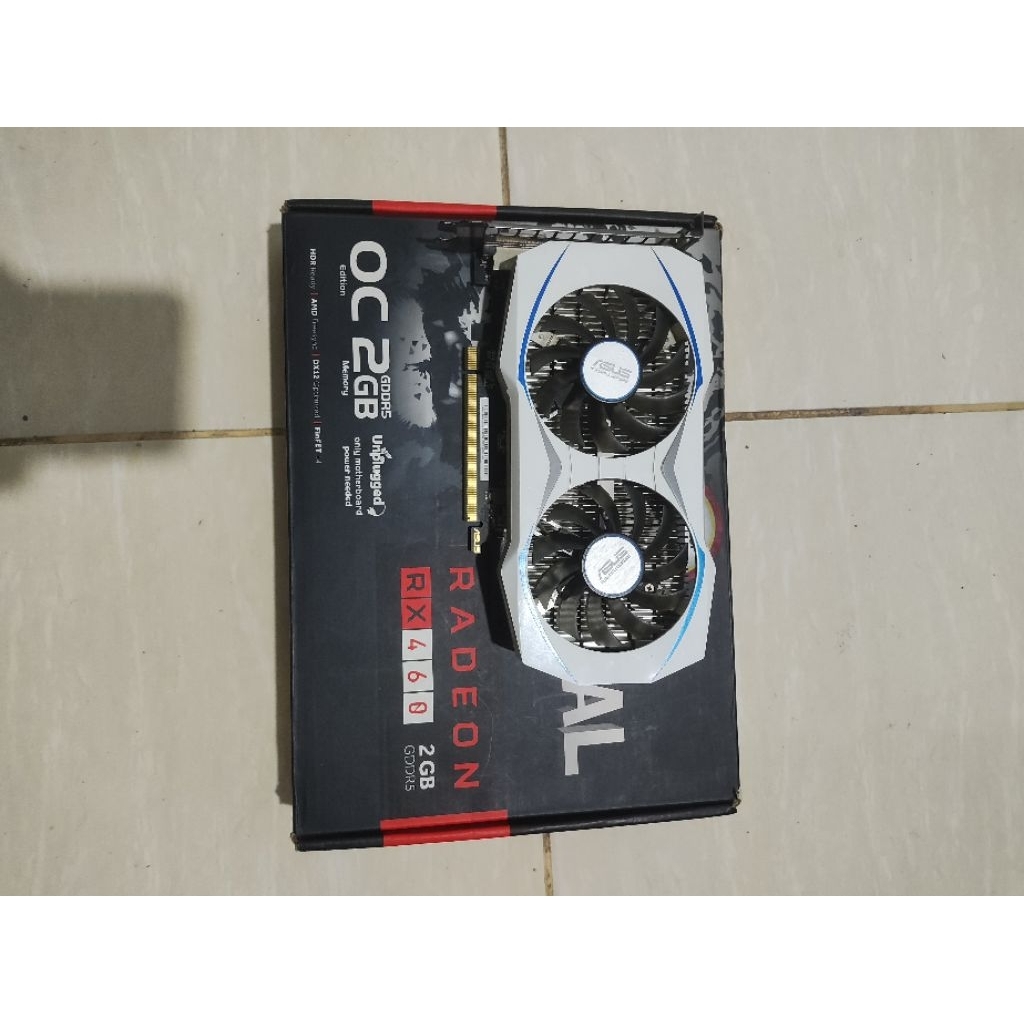 Rx 460 2gb Asus fullsettt