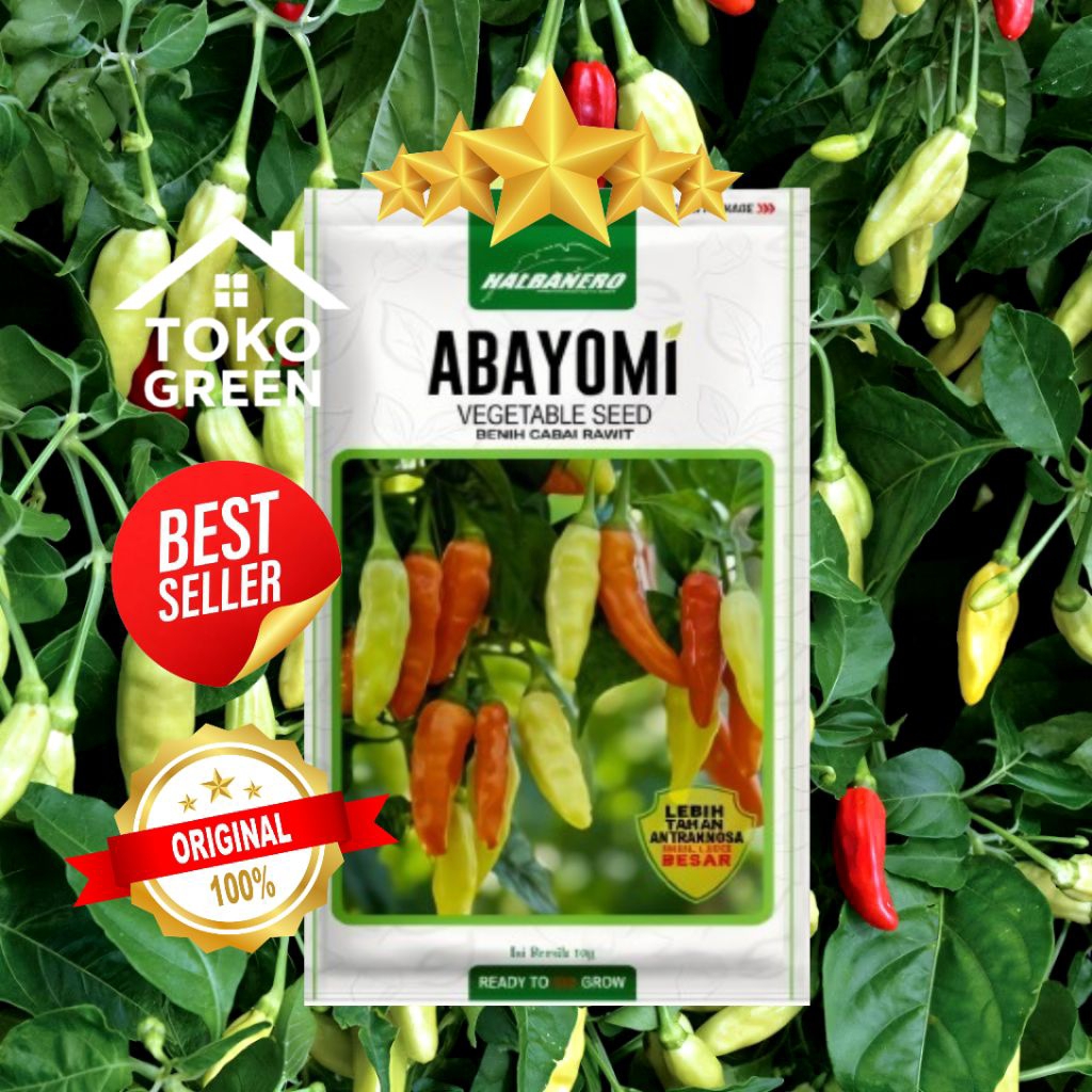 Benih Cabai Rawit ABAYOMI Original - HALBANERO