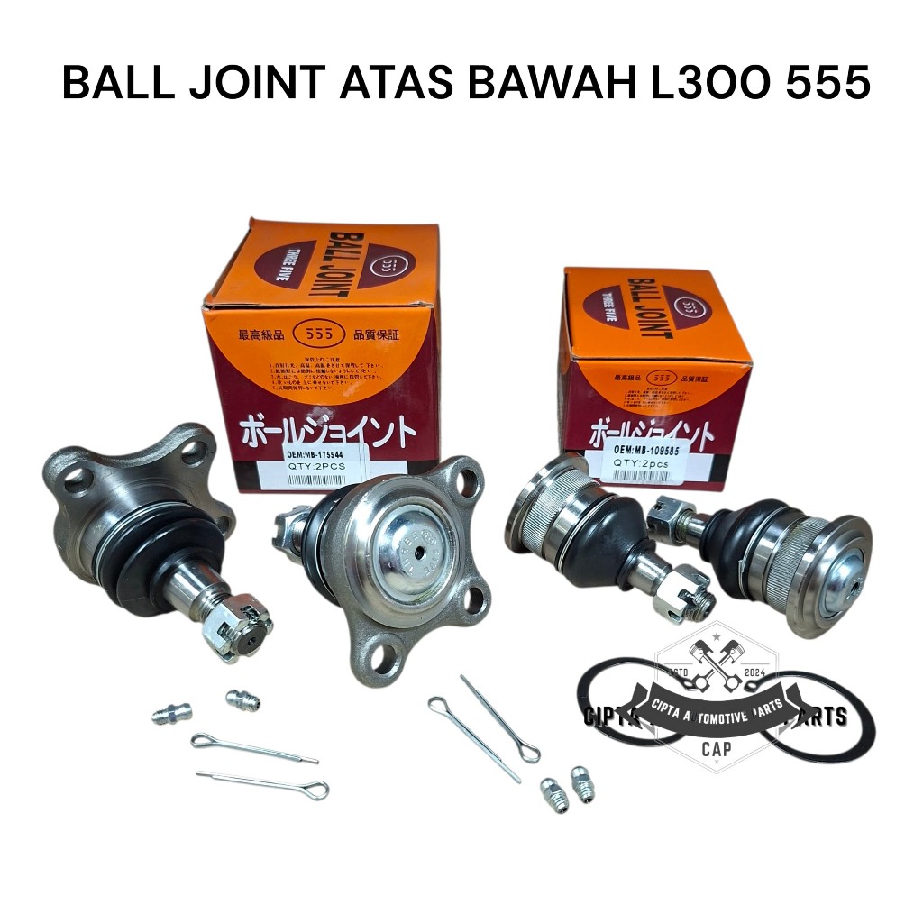 BALL JOINT SET L300 555 - BALL JOINT SET ATAS BAWAH MITSUBISHI L300 555