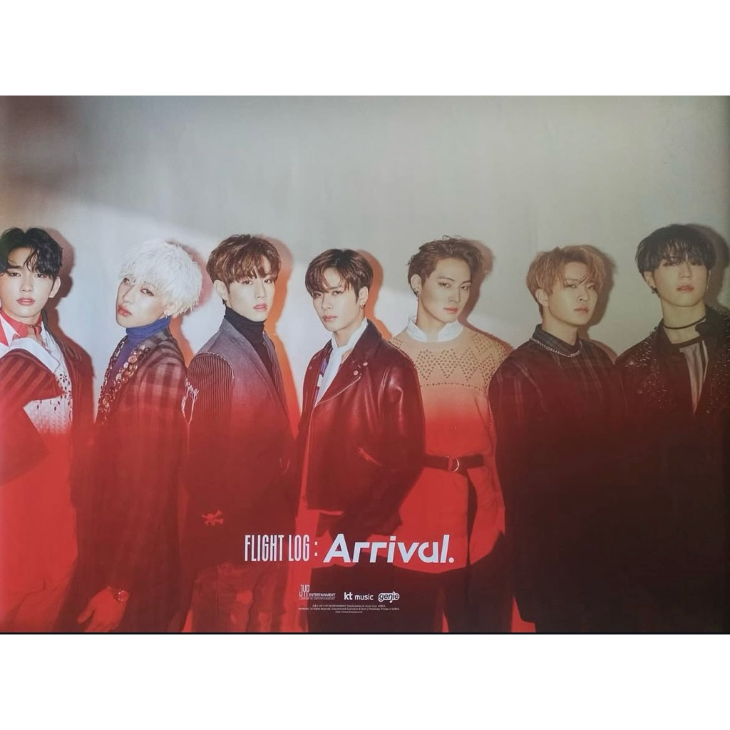poster got7 flight log : arrival