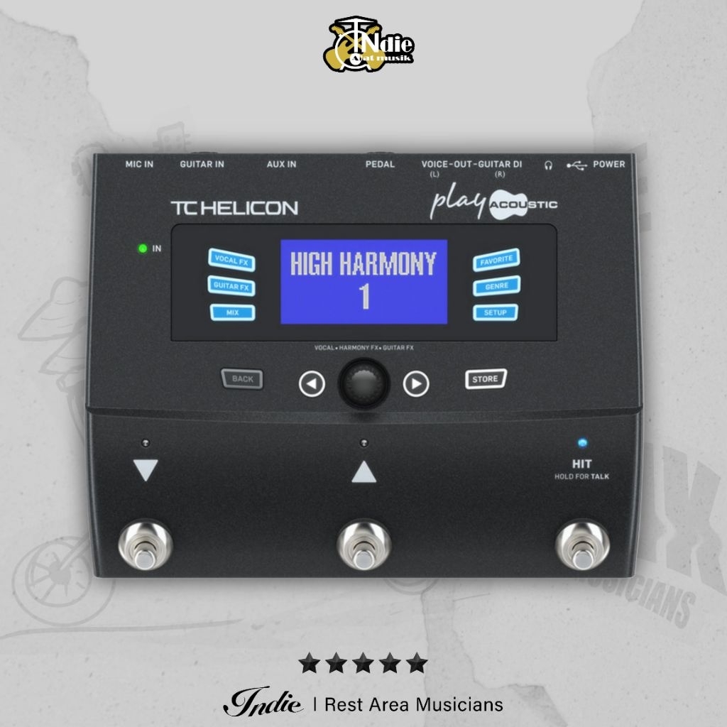TC Helicon Play Acoustic Vocal and Guitar Acoustic Effect l Efek Vokal
