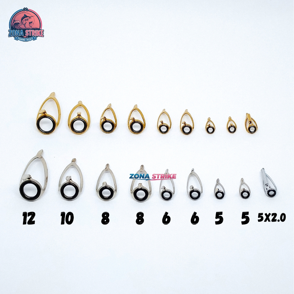 Ring Guide Joran BC CRG UL non Fuji 1 Set isi 9 PCS Untuk Custom Joran