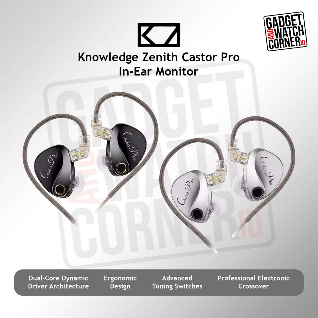KZ CASTOR PRO Dual DD In Ear Metal Earphone