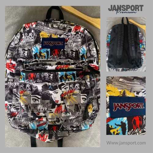 Tas Ransel Janspot Komik Backpack Superbreak Tas Ransel Jansport Import Premium Full Jansport Pria/W