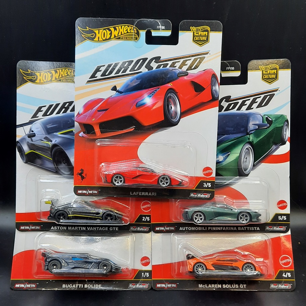 Hot Wheels Premium Euro Speed Set