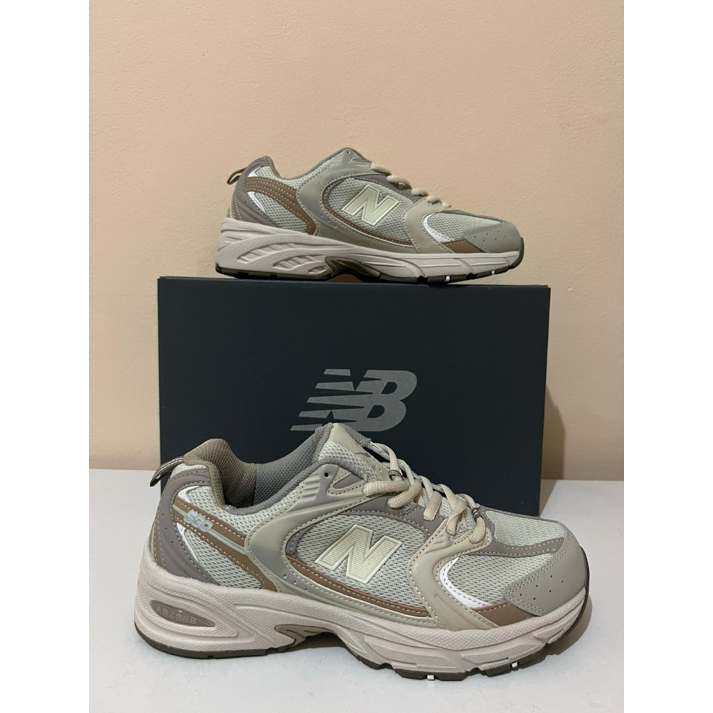New Balance 530 Cream Beige Original Authentic Unisex - Sepatu Sneakers Kasual NB 530