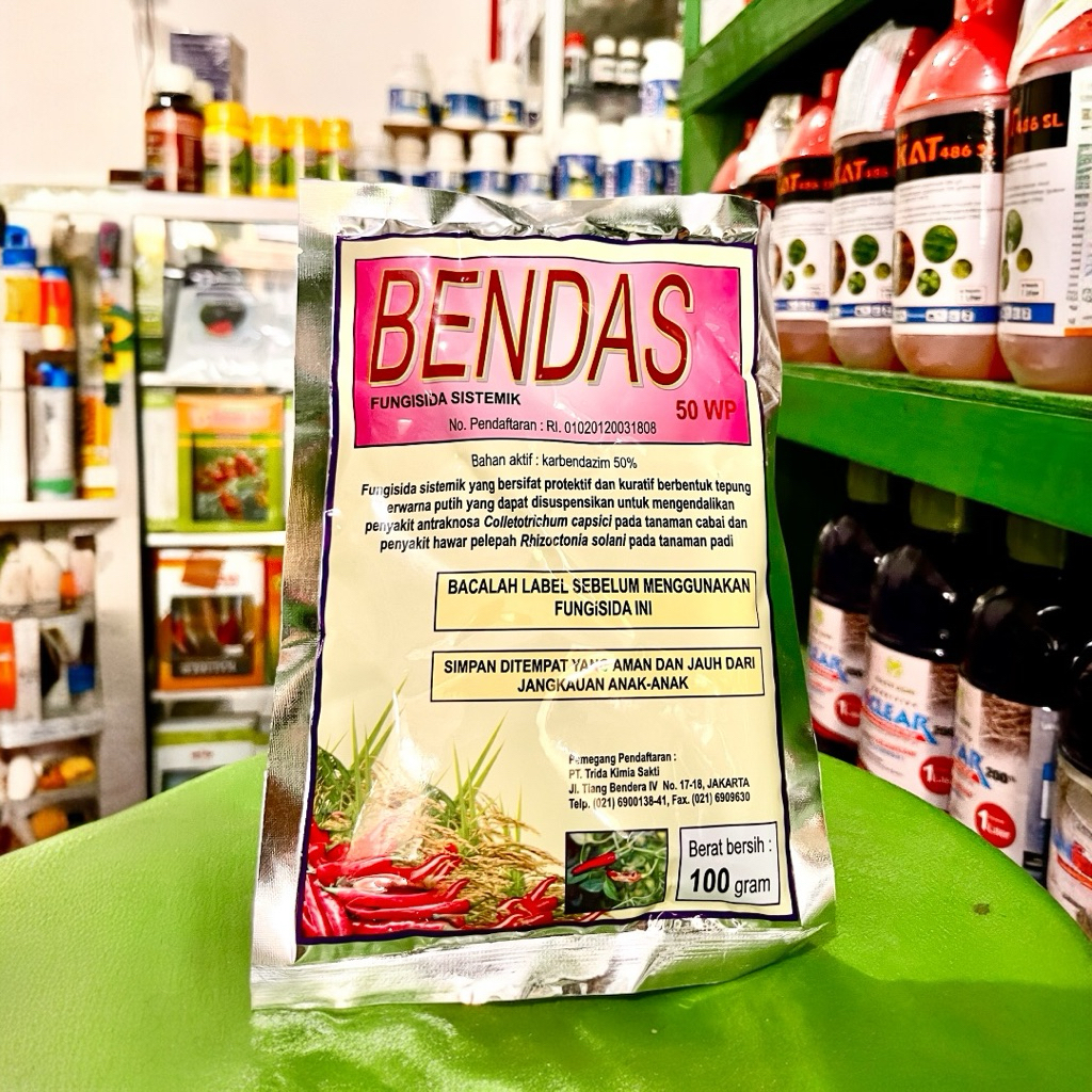 Fungisida Sistemik Bendas Kemasan 100gr. Fungisida Hawar Daun bakteri Bendas