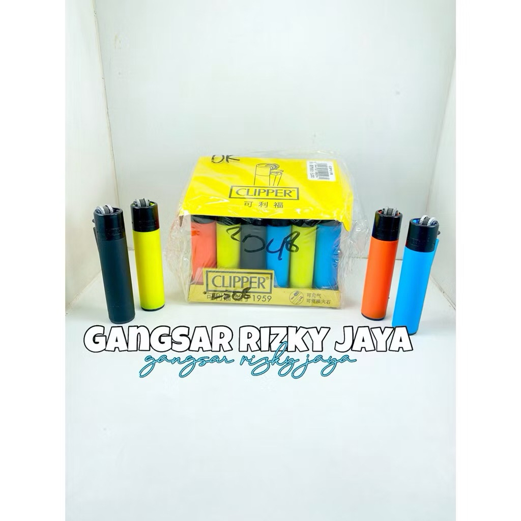 korek api clipper warna original import china refill gas lighter