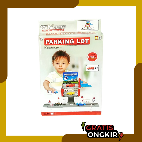 Parking Lot Track Set Mainan Parkir Parkiran Mobil Mobilan Mainan Edukasi Anak