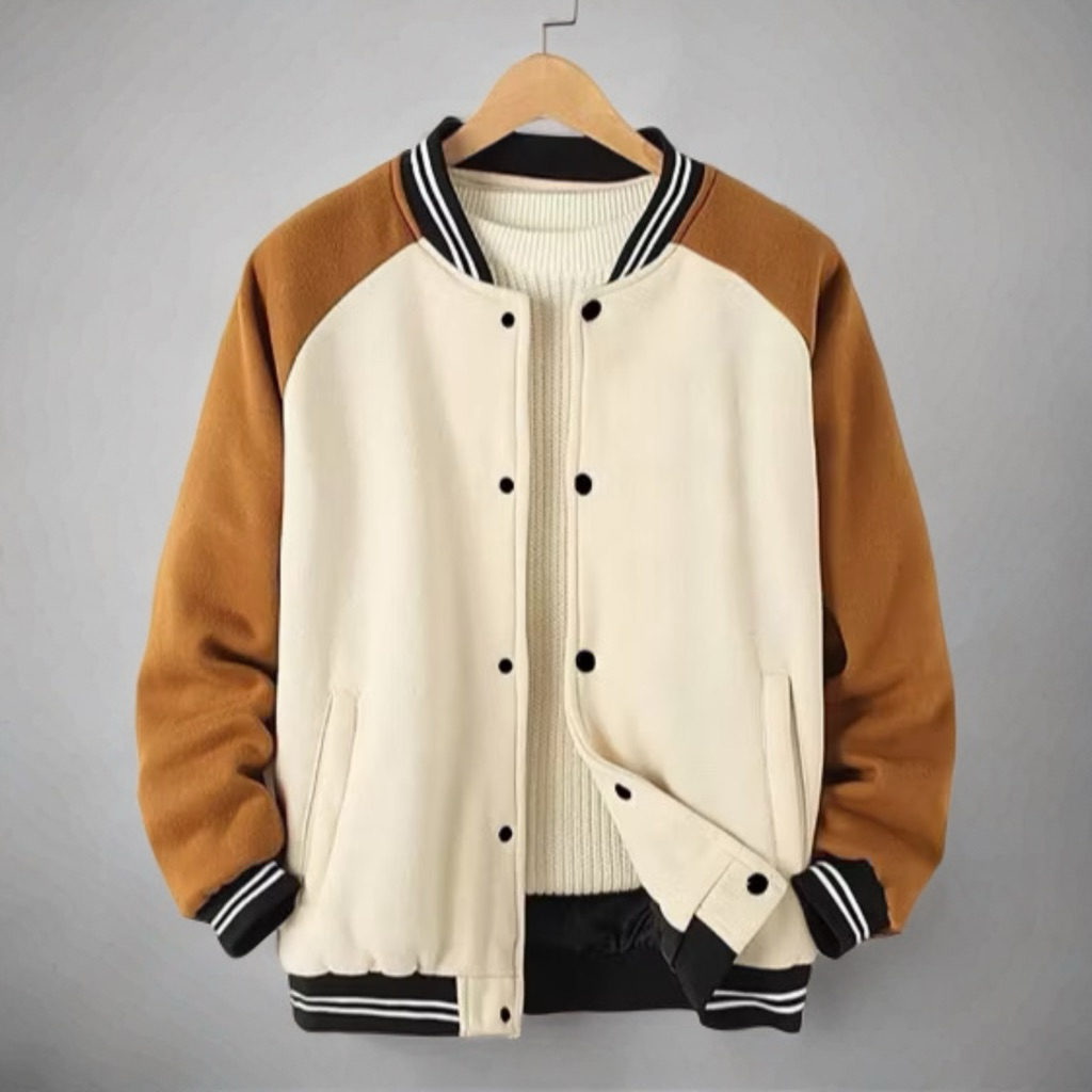 Jacket Varsity baseball Polos/Custom Pria Wanita Varsity Reglan