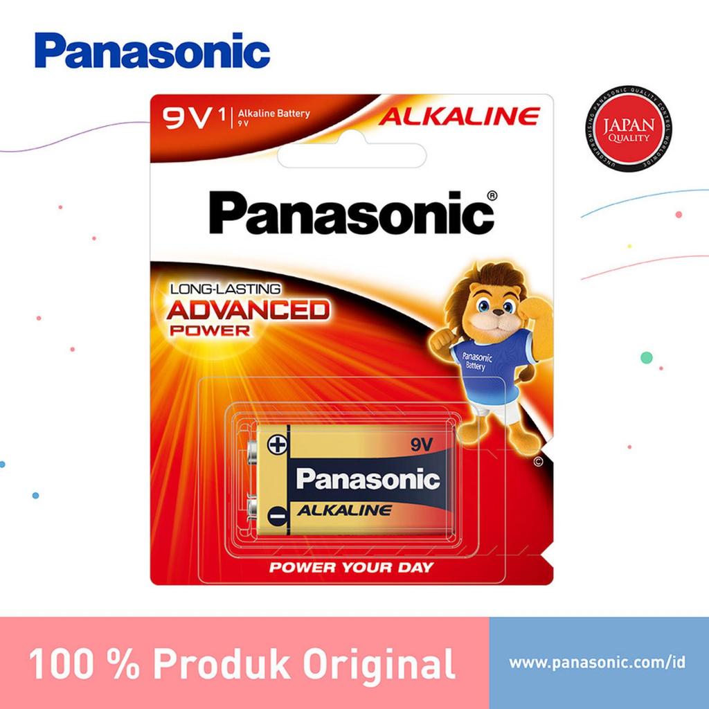 Baterai Panasonic Alkaline 9V Panasonic Alkaline Battery