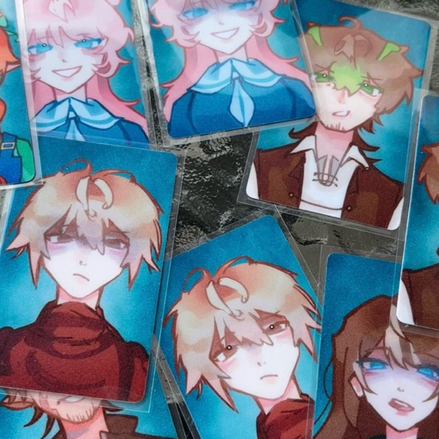 [Fizzyfawnz] Life Series MCYT Photocards  // Glitter laminated , 6/18