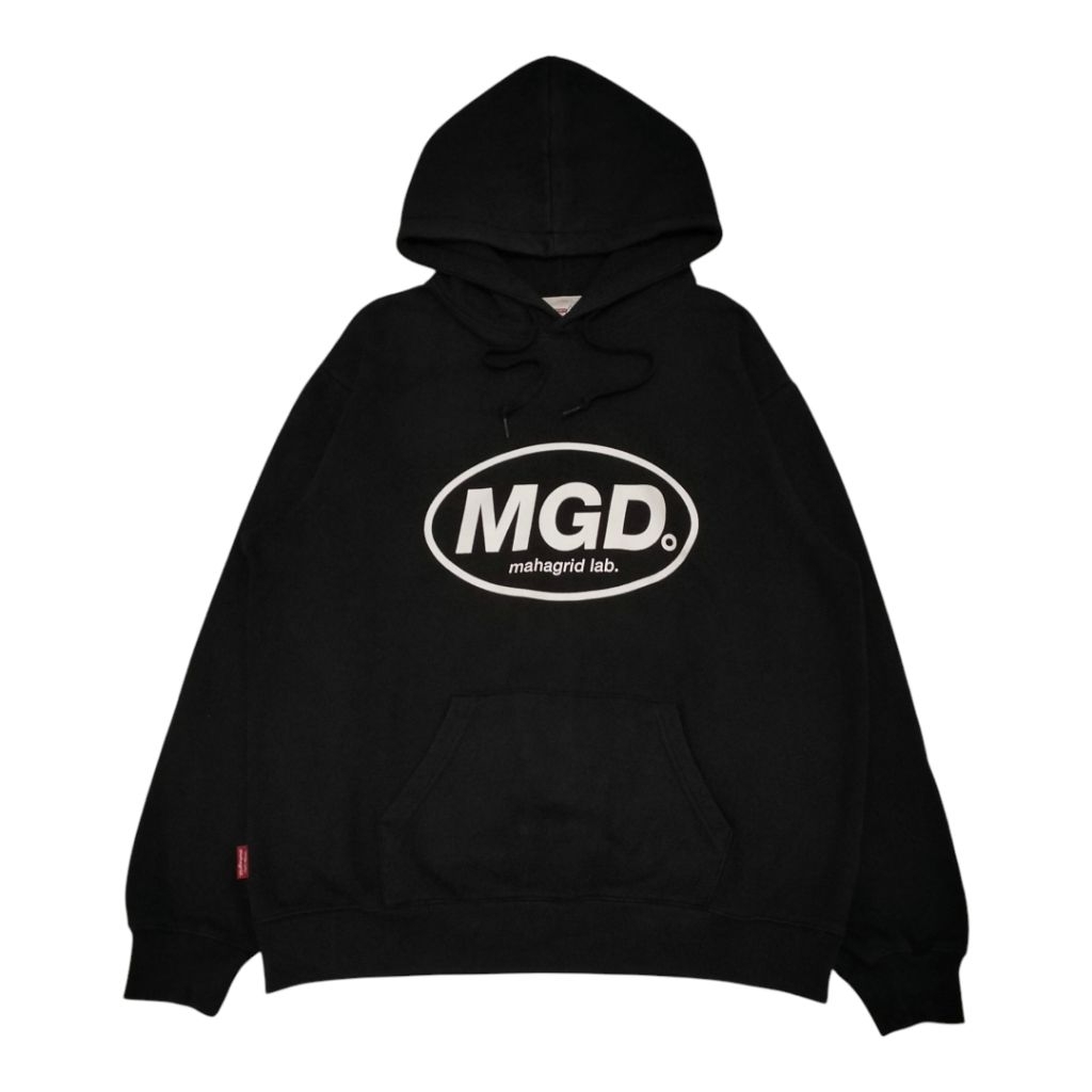 Hoodie MAHAGRID Logo Hitam / Black Second Original