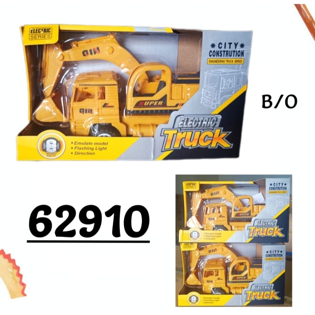 Mainan Anak Cowok Truck Excavator / Excapator / Truck Keruk Bego Mini 62910
