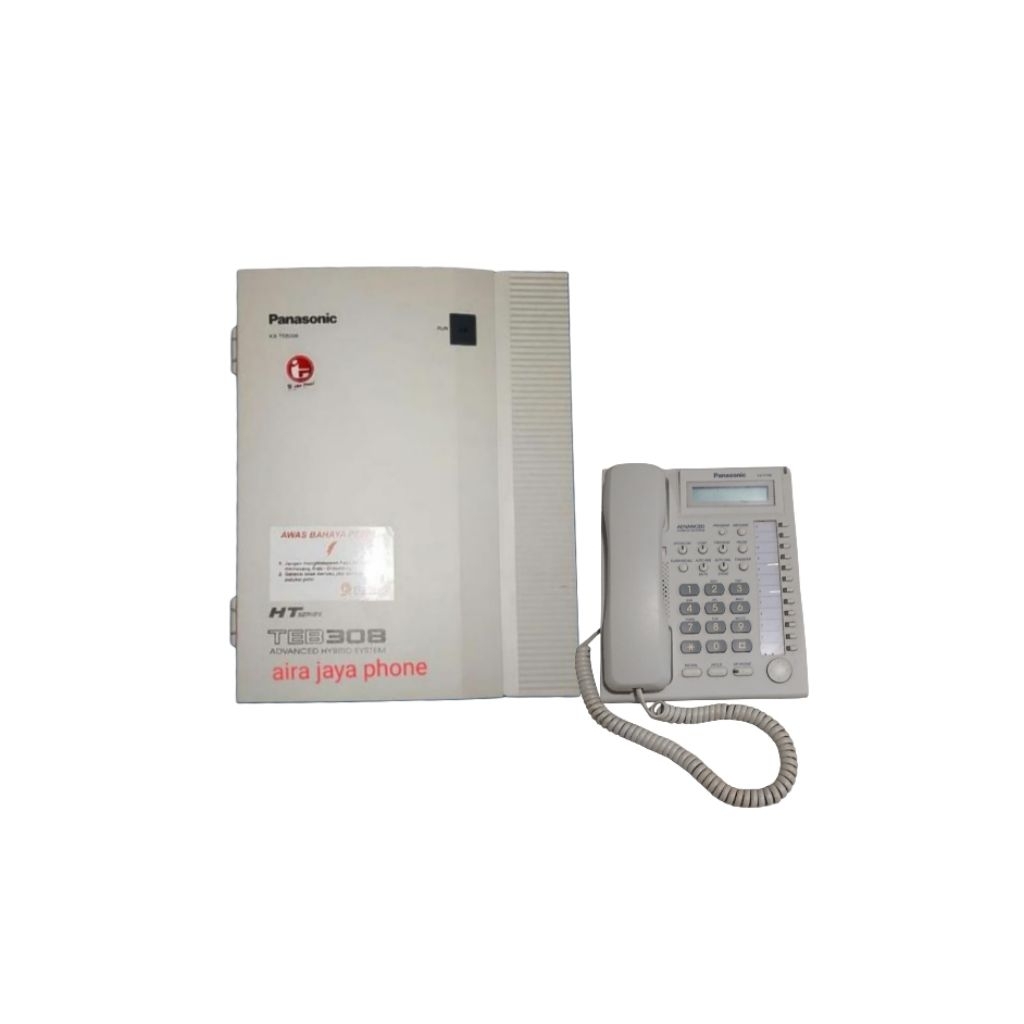 PABX PANASONIC KX-TEB 308 + PESAWAT TELEPON MASTER KX-T7730