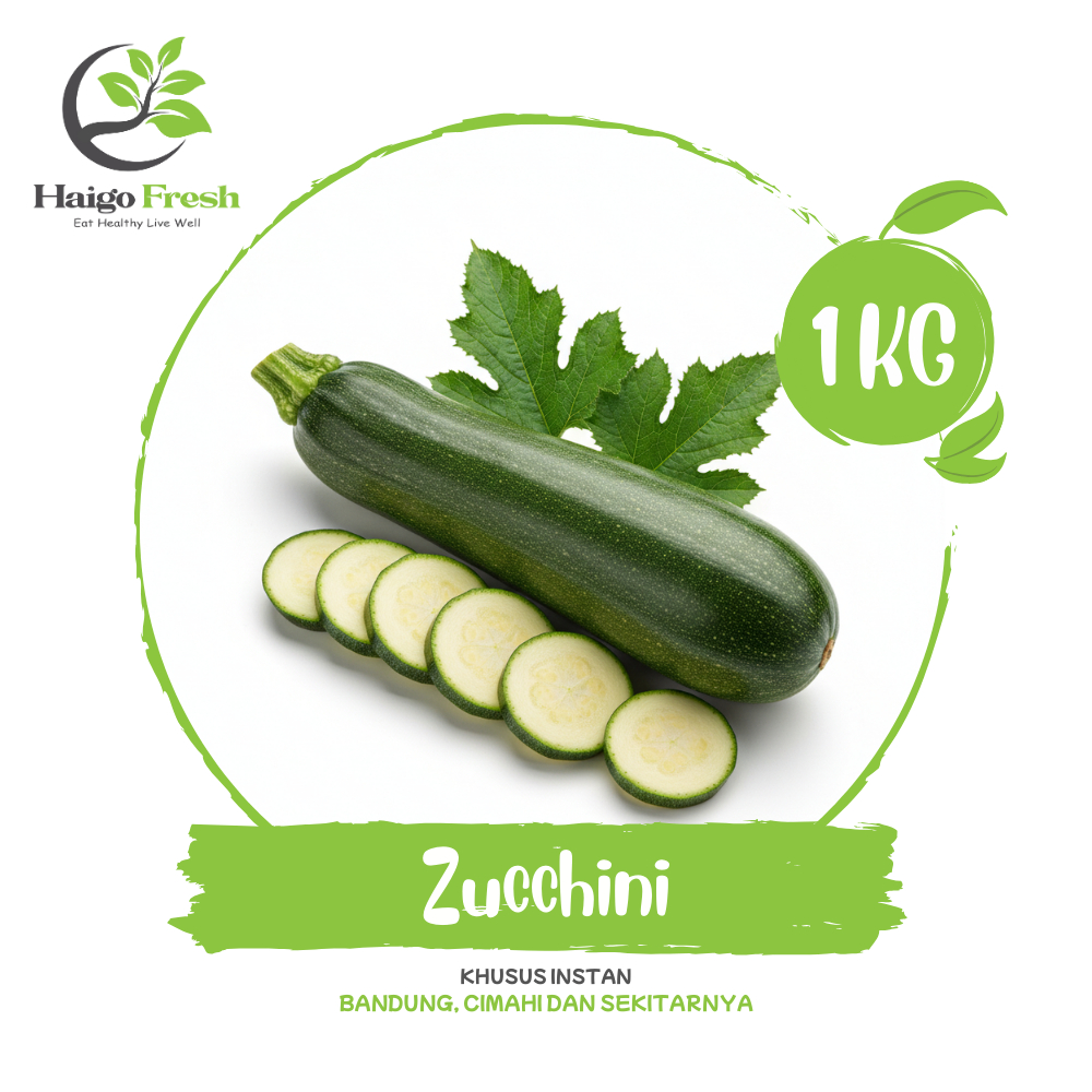 Labu Jepang Zucchini Premium 1 Kg | Haigo Fresh