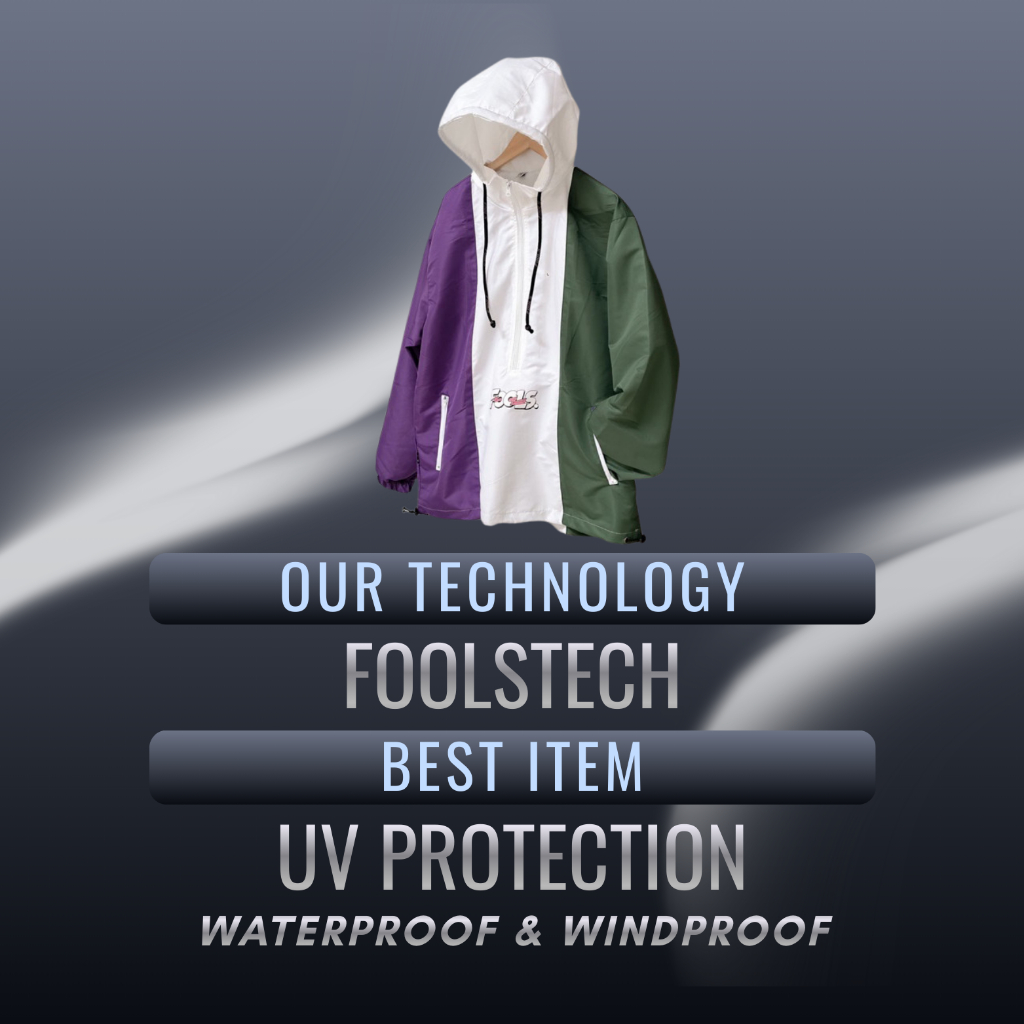 Fools parasut eart tone | jaket pria | jaket parasut