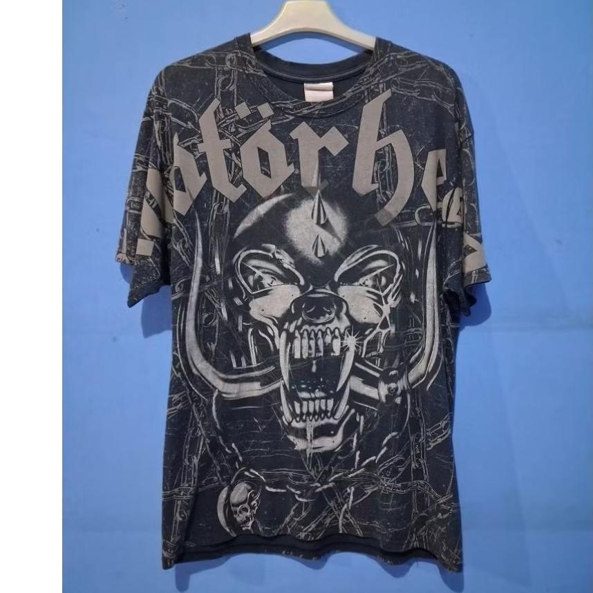 Motörhead Official Band Tee Full Print Hanes Heavyweight Size L Copyright 2010