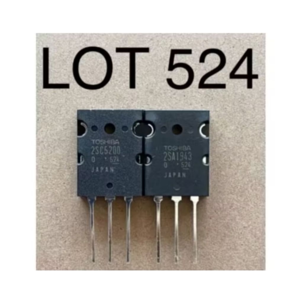 transistor toshiba  A1943 / C5200 LOT 524