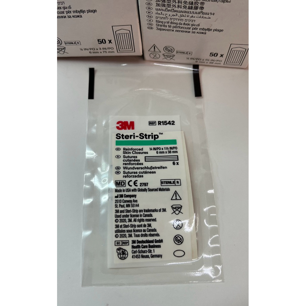 Steri Strip 3M R1542 Plester / Steri strip 6 mm x 38 mm per 1 pcs