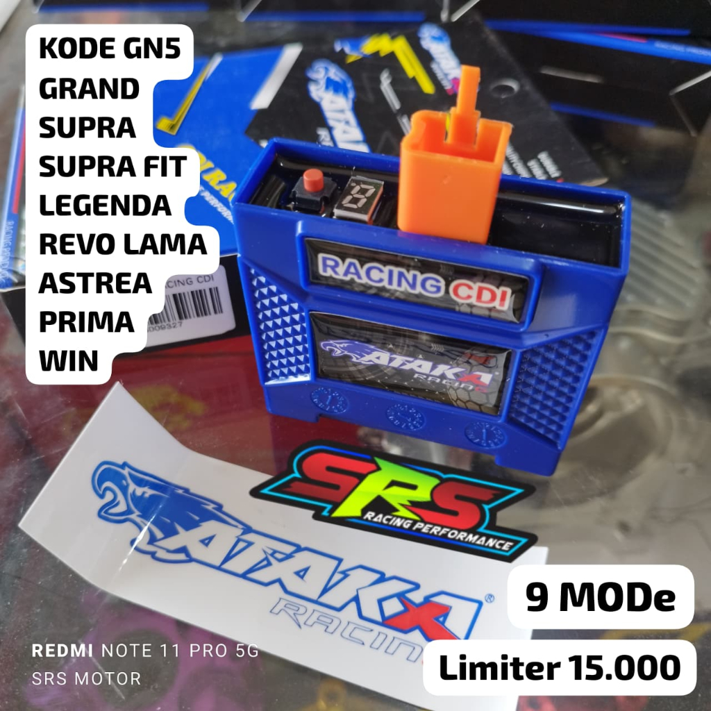 CDI RACING GRAND SUPRA LEGENDA PRIMA WIN HONDA GN5 KUALITAS ORIGINAL ASLI ATAKA RACING