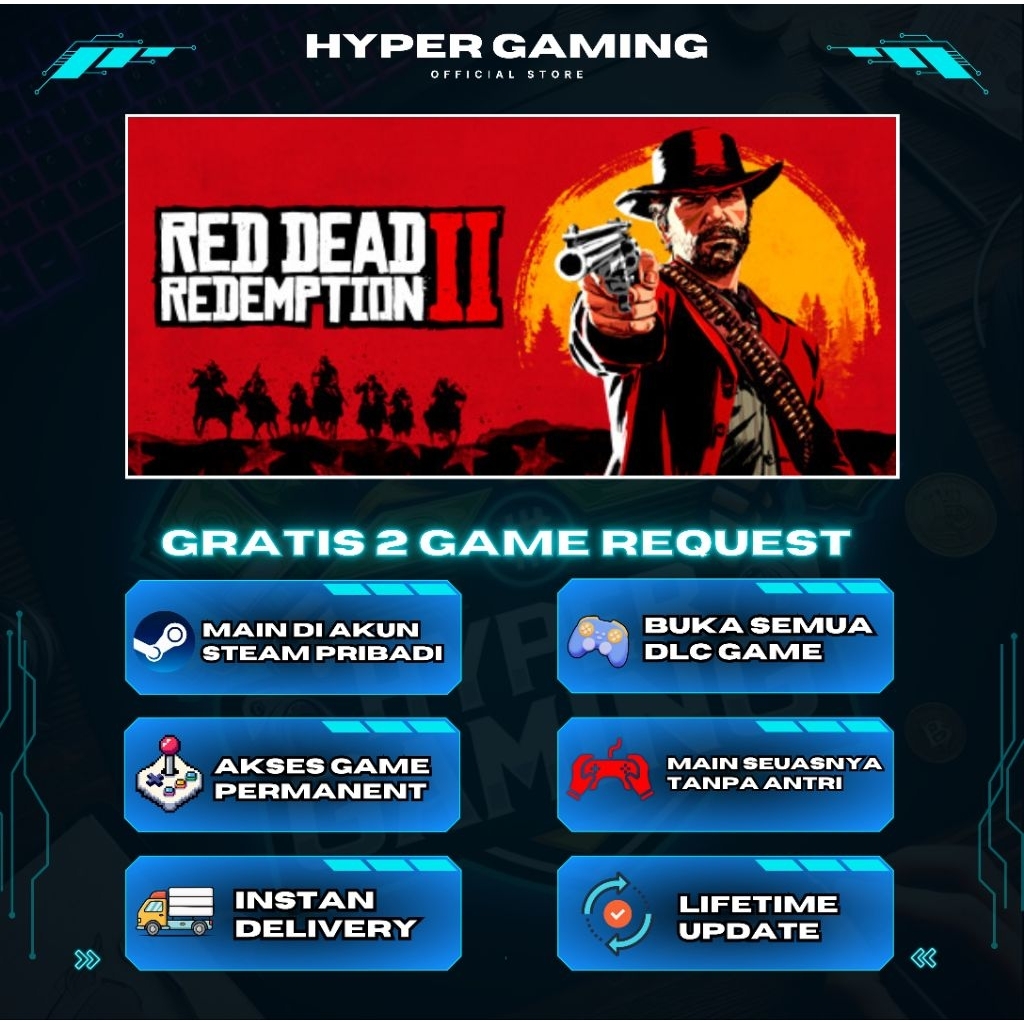 [ FREE 2 GAME REQUEST ]  - Red Dead Redemption 2 - Game PC - Original Game Steam