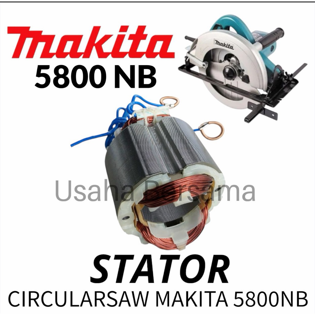 STATOR MESIN CIRCULARSAW MAKITA 5800NB SEPUL MESIN SERKEL MAKITA 5800 NB