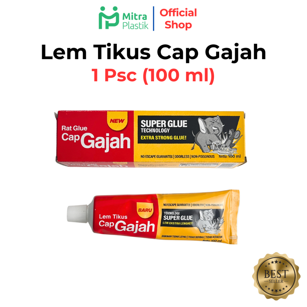 Lem Tikus Cap Gajah 100 ml Insektisida Tikus Anti Tikus Murah