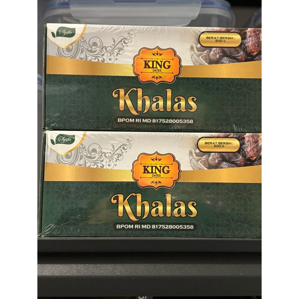 Kurma Khalas King Kurma Khalas Dates Khalas Syifa Kurma Premium Kemasan